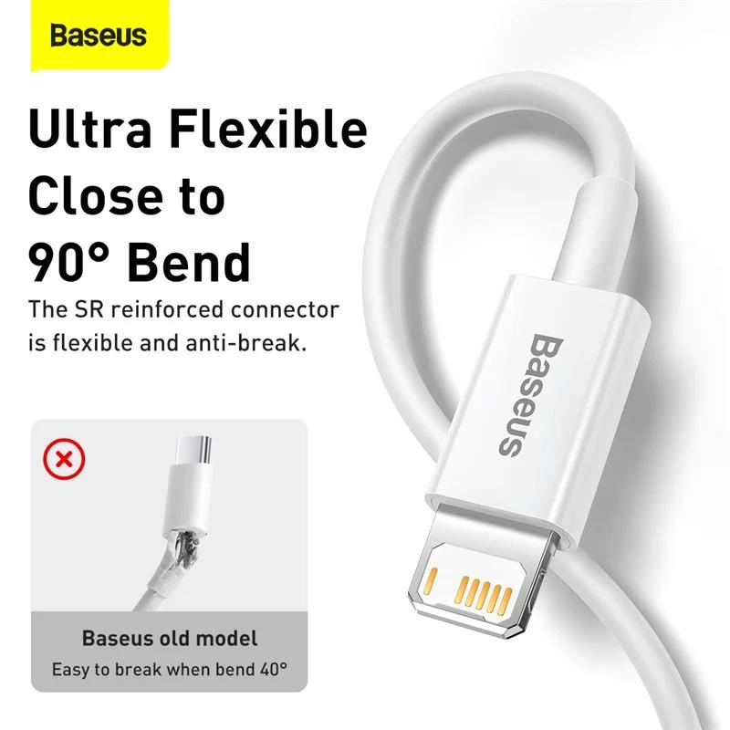 Baseus Superior ø    ̺, USB-iP 2.4A, 1m 